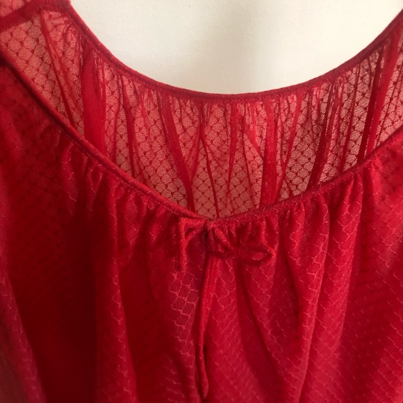 !!!SOLD!!! *RARE* Agent Provocateur Red Mesh Nightgown - Picture 6 of 6